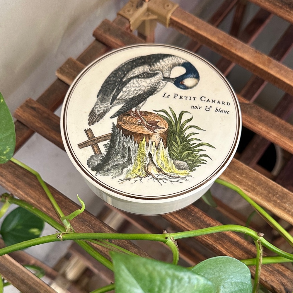 Le Petit Canard noir & blanc Villeroy & Boch Luxembourg trinket dish